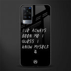 being myself glass case for vivo x60 image