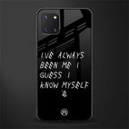 being myself glass case for samsung galaxy note 10 lite image