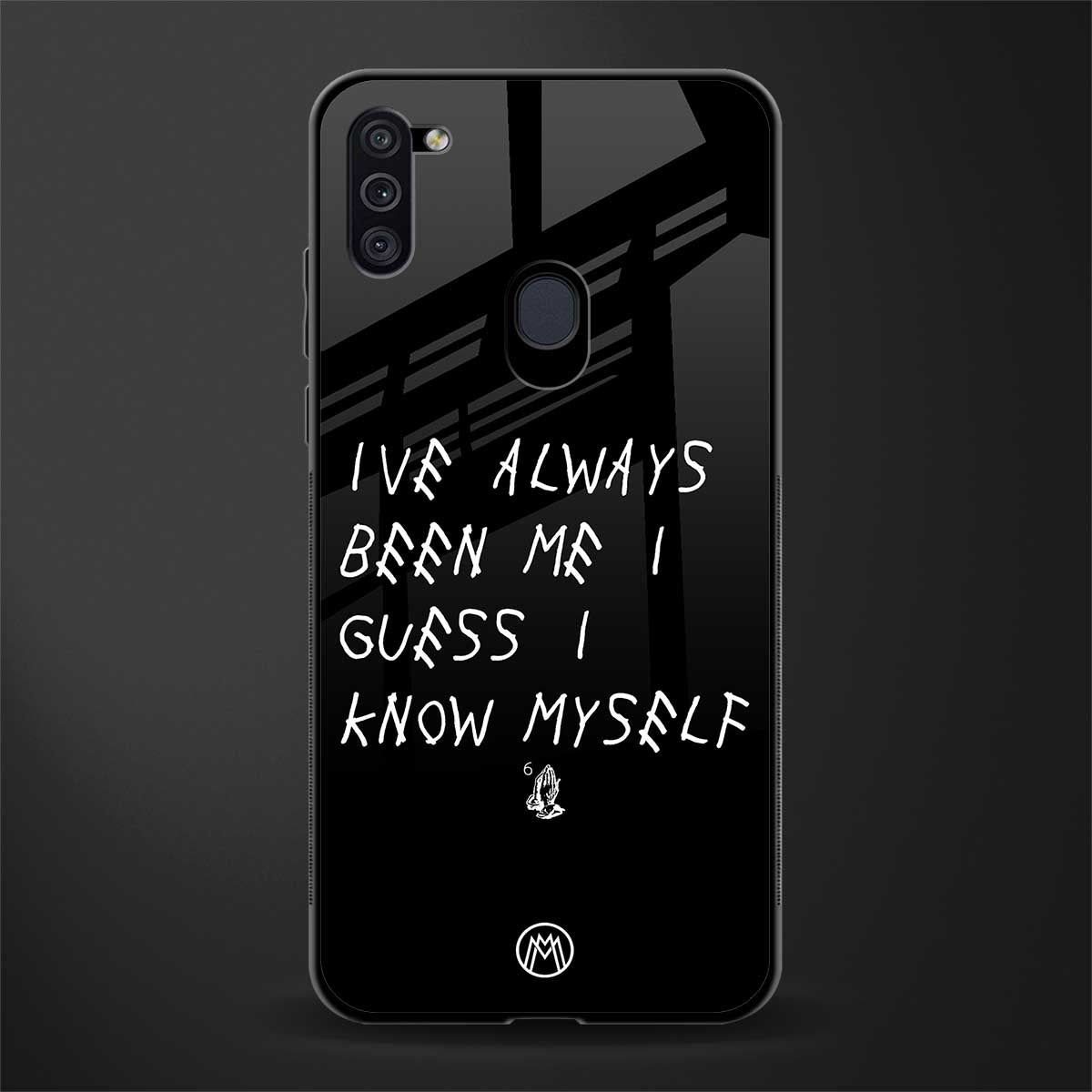 being myself glass case for samsung a11 image