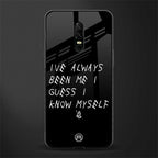 being myself glass case for oneplus 6 image