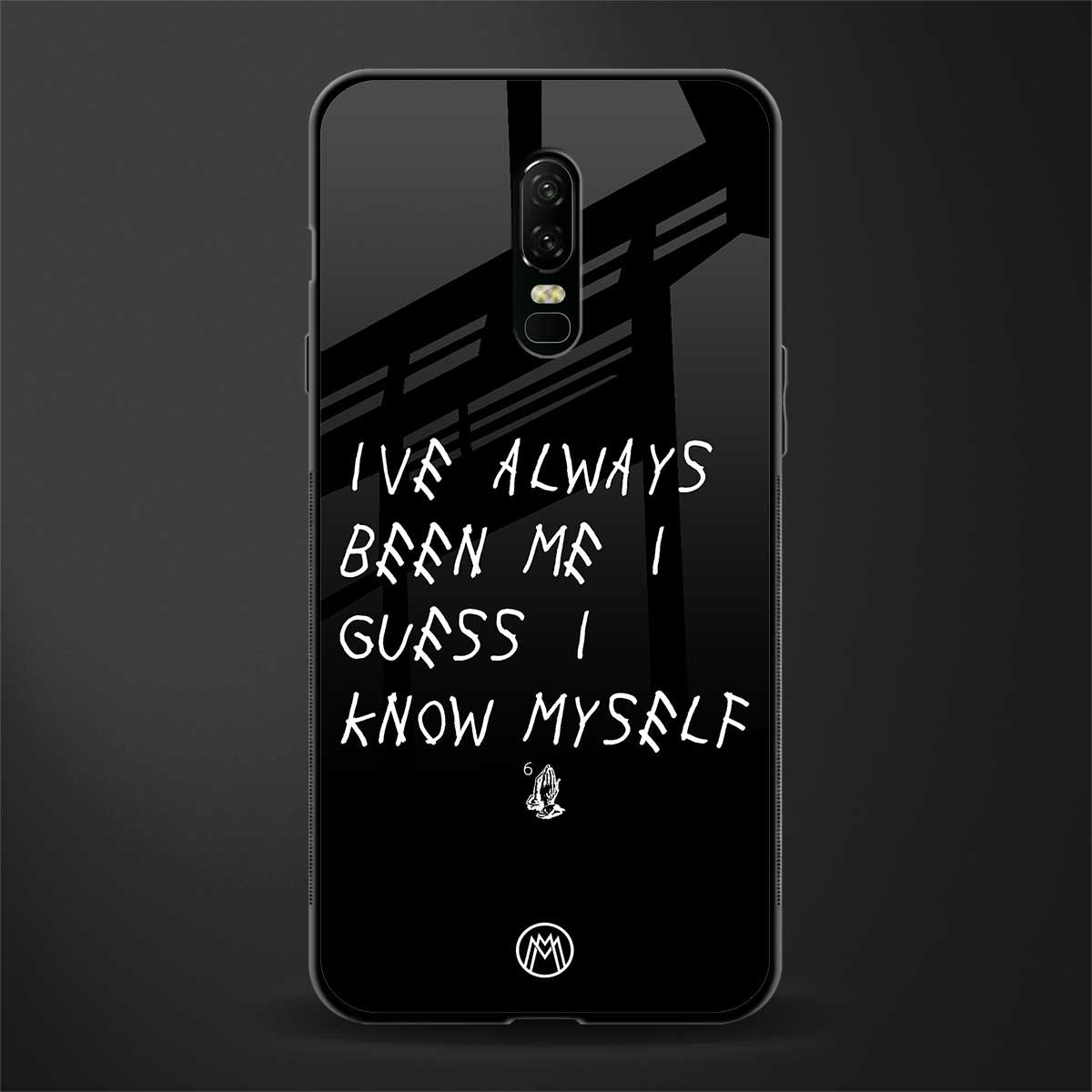 being myself glass case for oneplus 6 image