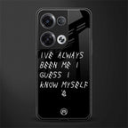 being myself back phone cover | glass case for oppo reno 8 pro