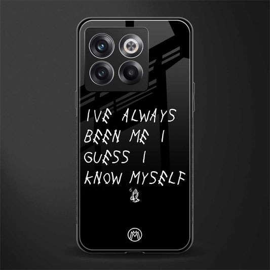 being myself back phone cover | glass case for oneplus 10t