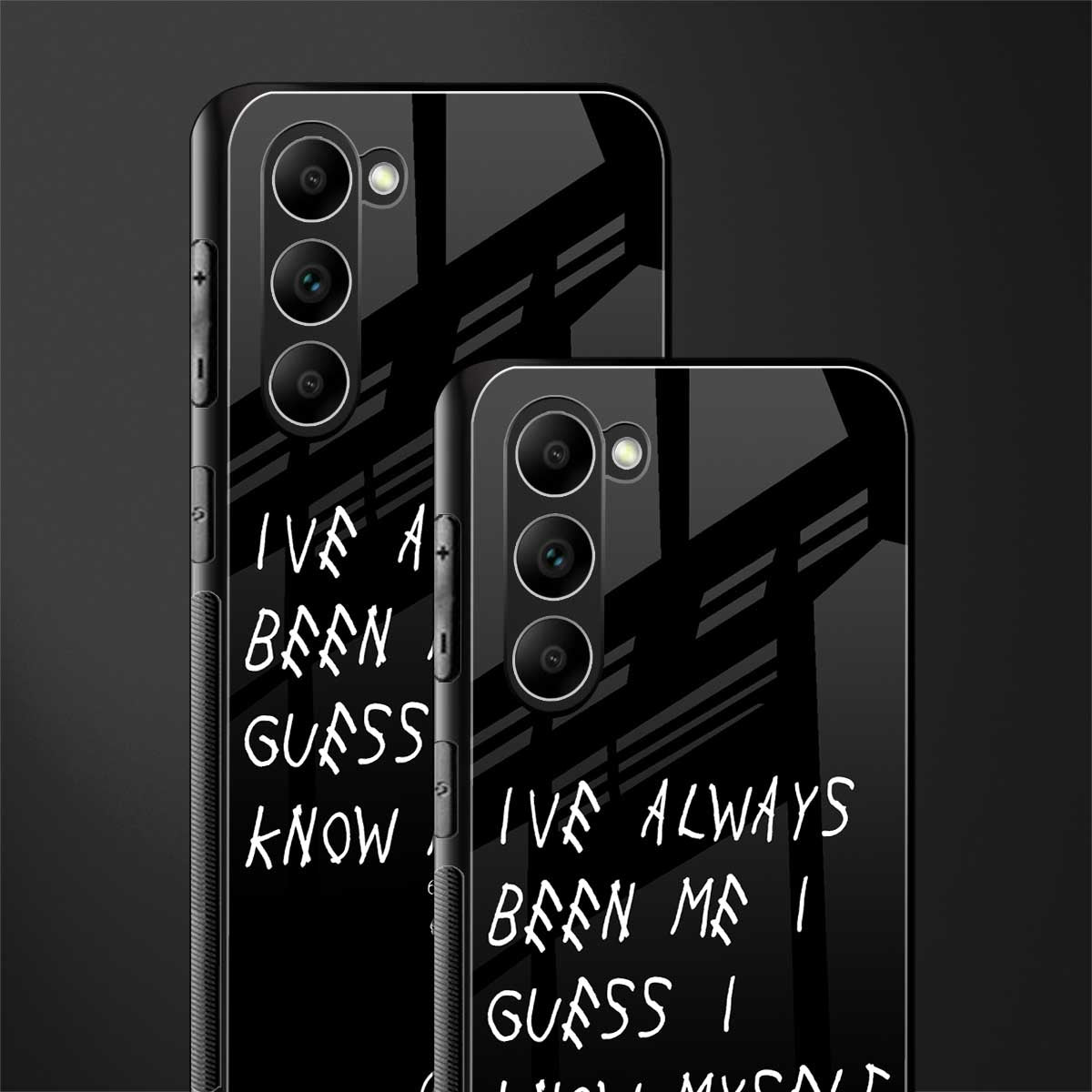 being myself glass case for phone case | glass case for samsung galaxy s23