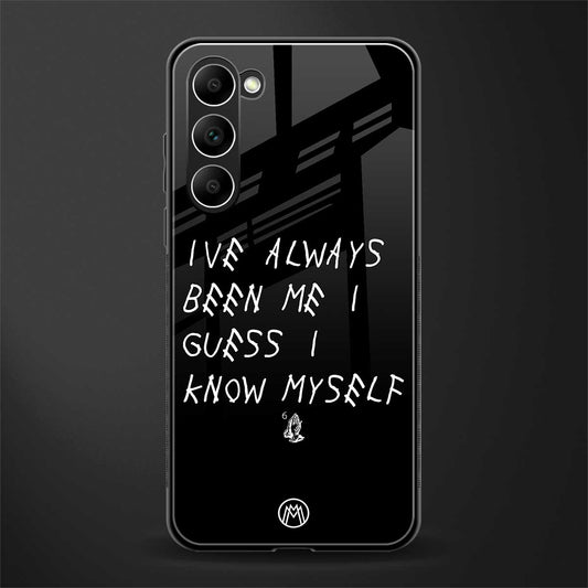 being myself glass case for phone case | glass case for samsung galaxy s23