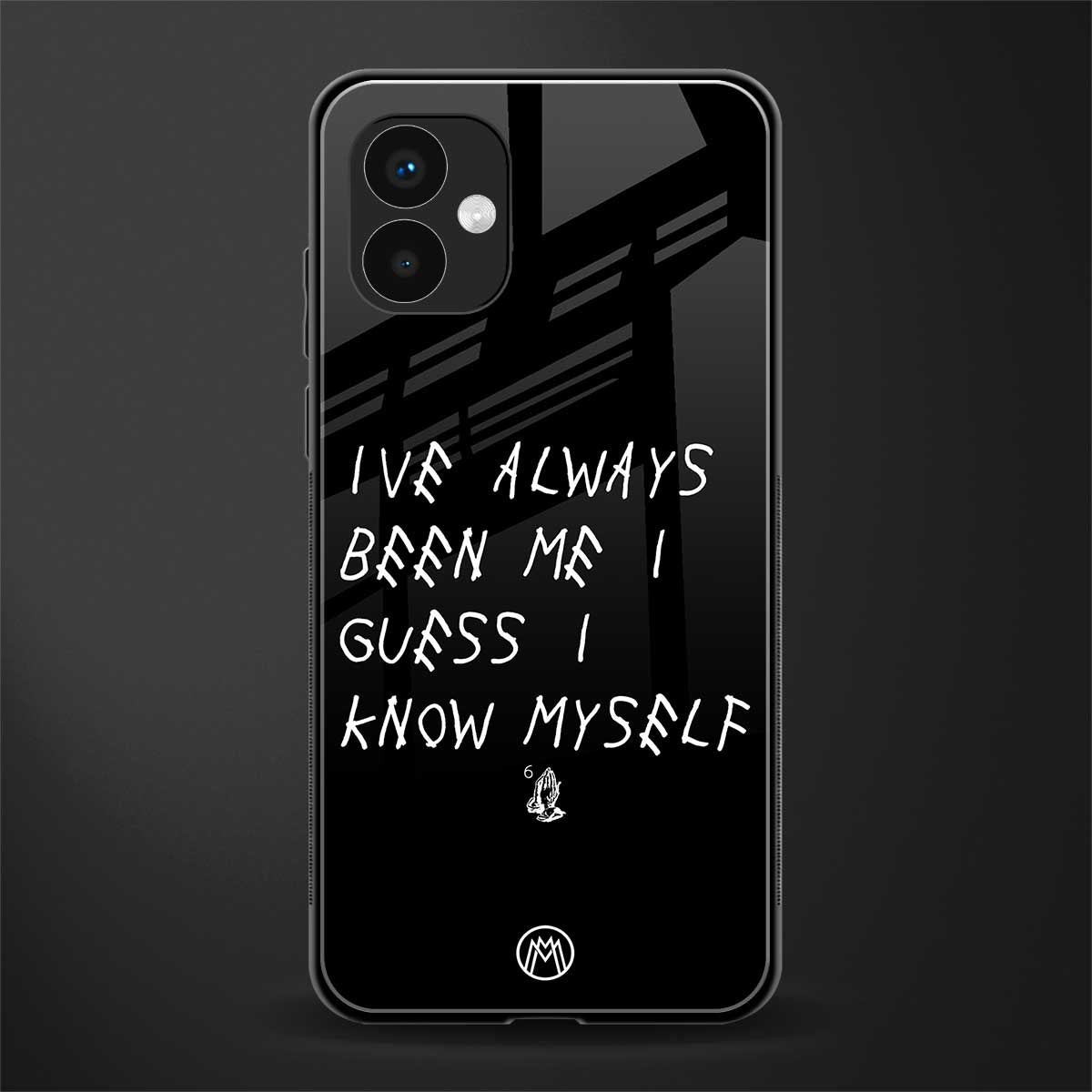 being myself back phone cover | glass case for samsung galaxy a04