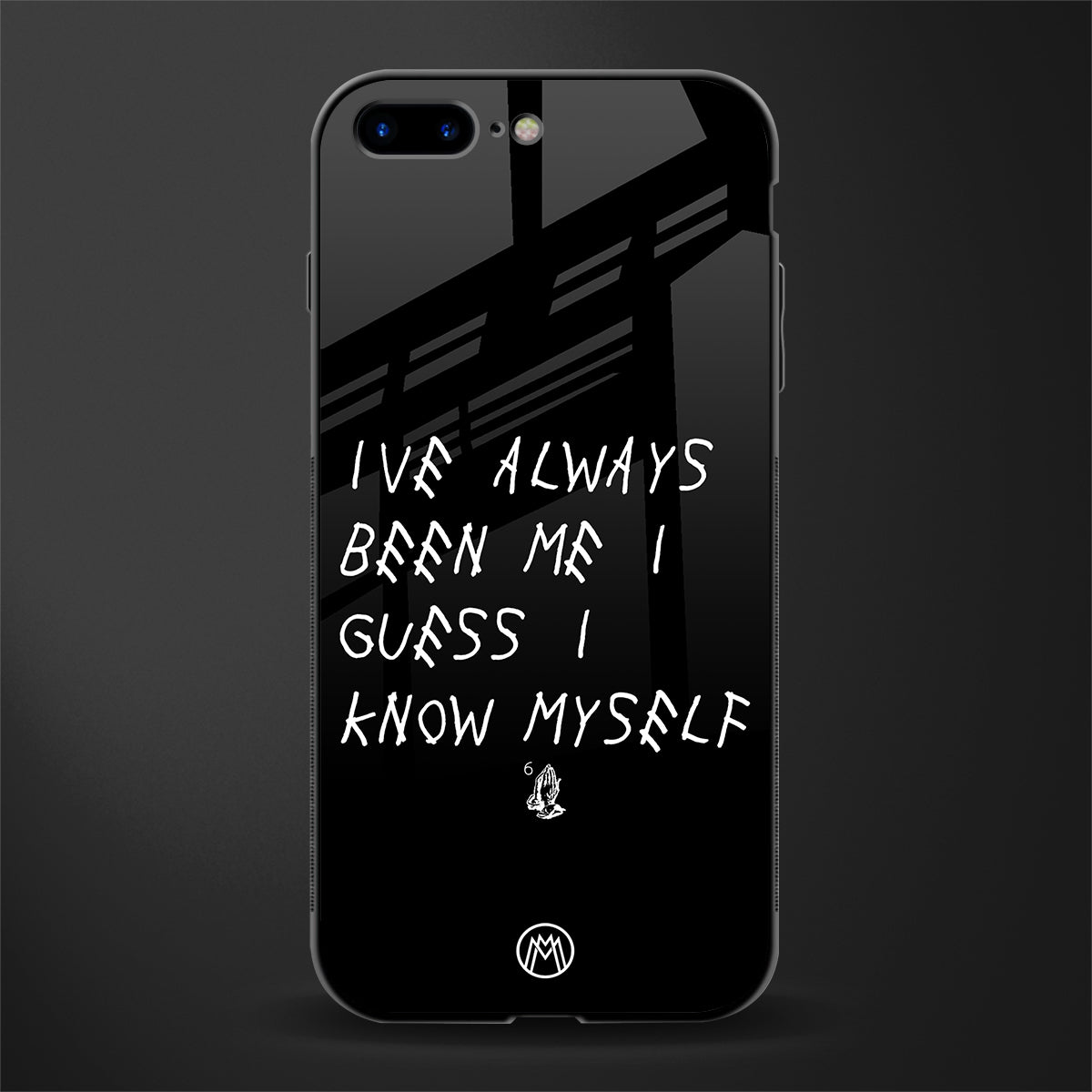 being myself glass case for iphone 7 plus image