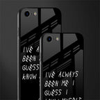 being myself glass case for iphone se 2020 image-2