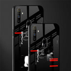 better future dark aesthetic glass case for realme narzo 10a image-2