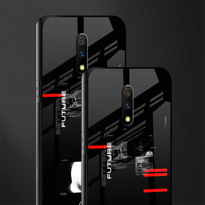 better future dark aesthetic glass case for oppo k3 image-2