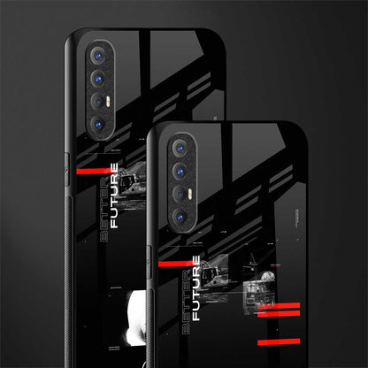 better future dark aesthetic glass case for oppo reno 3 pro image-2