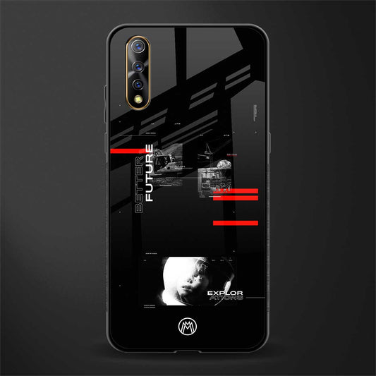 better future dark aesthetic glass case for vivo z1x image