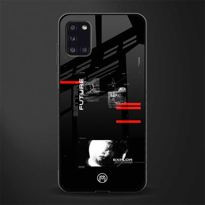 better future dark aesthetic glass case for samsung galaxy a31 image