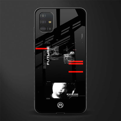 better future dark aesthetic glass case for samsung galaxy a51 image