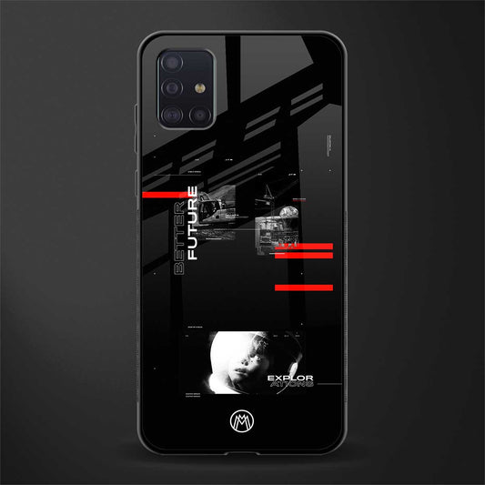 better future dark aesthetic glass case for samsung galaxy a71 image