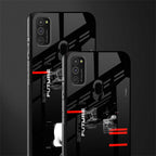 better future dark aesthetic glass case for samsung galaxy m21 image-2