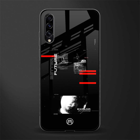 better future dark aesthetic glass case for samsung galaxy a50 image