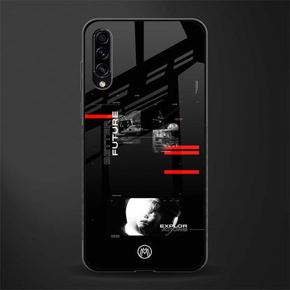 better future dark aesthetic glass case for samsung galaxy a70 image