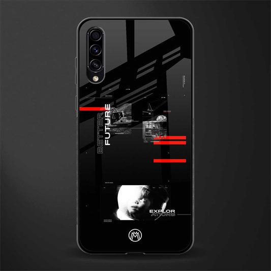 better future dark aesthetic glass case for samsung galaxy a70 image