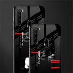 better future dark aesthetic glass case for redmi note 8 image-2