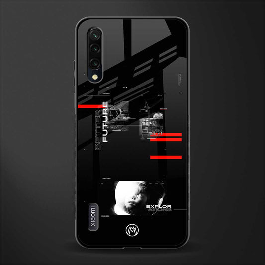 better future dark aesthetic glass case for mi a3 redmi a3 image