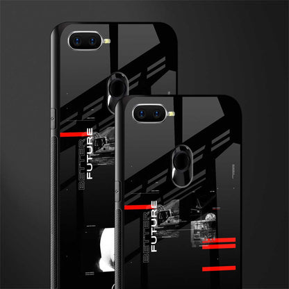 better future dark aesthetic glass case for oppo a5s image-2