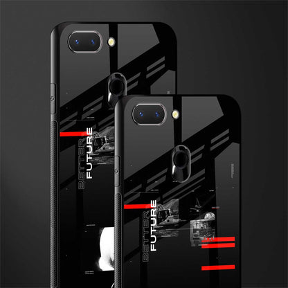 better future dark aesthetic glass case for oppo a5 image-2
