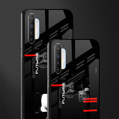 better future dark aesthetic glass case for realme x2 image-2