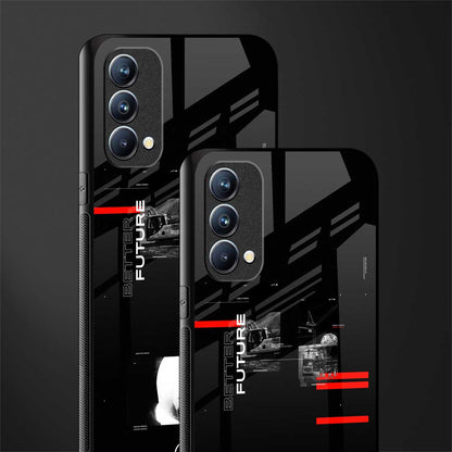 better future dark aesthetic glass case for oppo f19 image-2