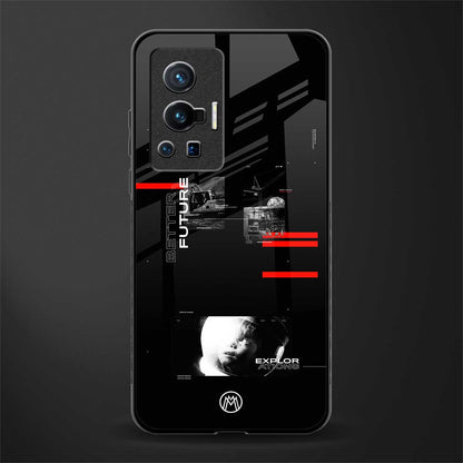 better future dark aesthetic glass case for vivo x70 pro image