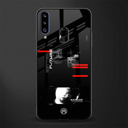 better future dark aesthetic glass case for samsung galaxy a20s image