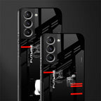 better future dark aesthetic glass case for samsung galaxy s21 fe 5g image-2