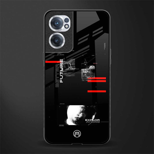 better future dark aesthetic glass case for oneplus nord ce 2 5g image