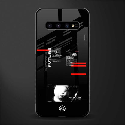 better future dark aesthetic glass case for samsung galaxy s10 plus image
