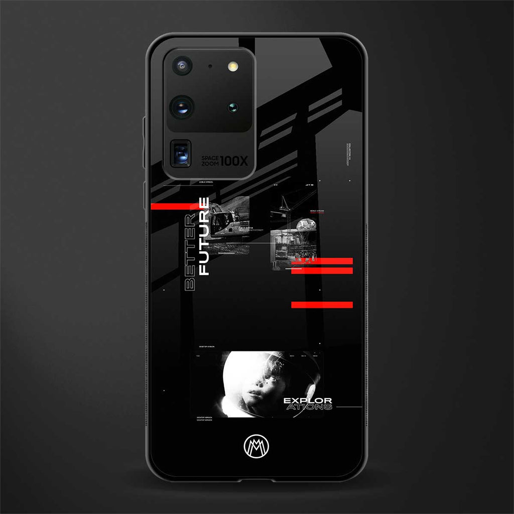 better future dark aesthetic glass case for samsung galaxy s20 ultra image