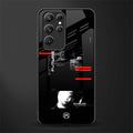 better future dark aesthetic glass case for samsung galaxy s22 ultra 5g image