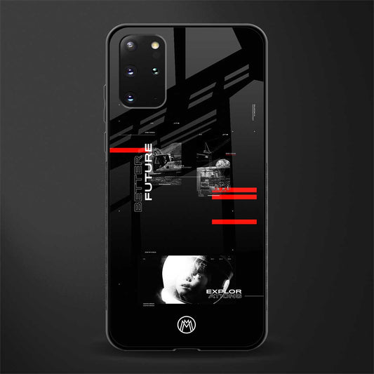 better future dark aesthetic glass case for samsung galaxy s20 plus image