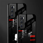 better future dark aesthetic glass case for vivo v20 se image-2