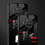 better future dark aesthetic glass case for mi 10i image-2