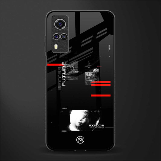 better future dark aesthetic glass case for vivo y51 image