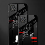 better future dark aesthetic glass case for redmi 9c image-2