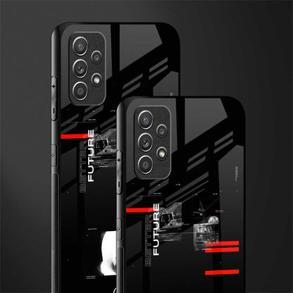better future dark aesthetic glass case for samsung galaxy a32 4g image-2