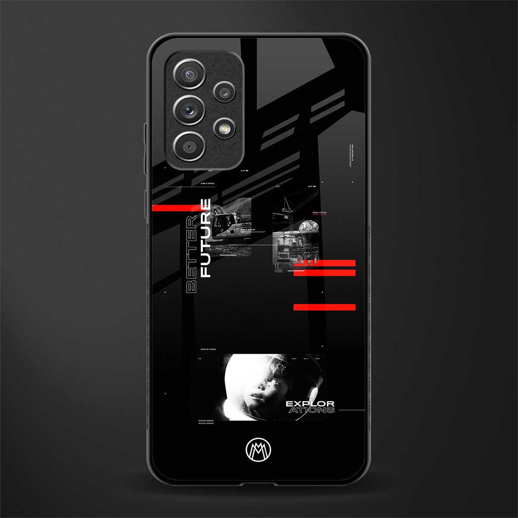 better future dark aesthetic glass case for samsung galaxy a32 4g image