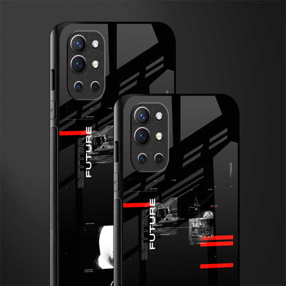 better future dark aesthetic glass case for oneplus 9r image-2