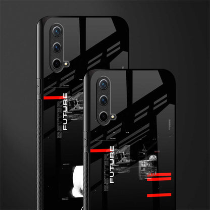 better future dark aesthetic glass case for oneplus nord ce 5g image-2