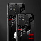 better future dark aesthetic back phone cover | glass case for realme narzo 50a