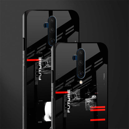better future dark aesthetic glass case for oneplus 7t pro image-2