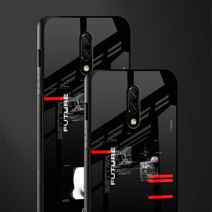 better future dark aesthetic glass case for oneplus 7 image-2
