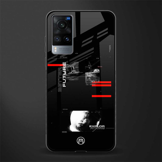 better future dark aesthetic glass case for vivo x60 image