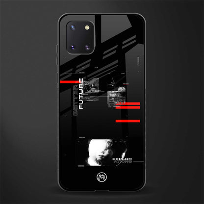 better future dark aesthetic glass case for samsung a81 image